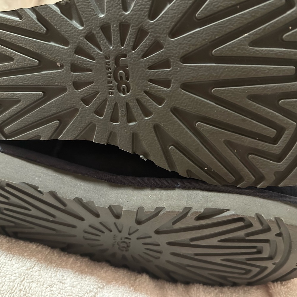 UGG Blue Suede Boots with Gray Soles - Picture 3 of 7